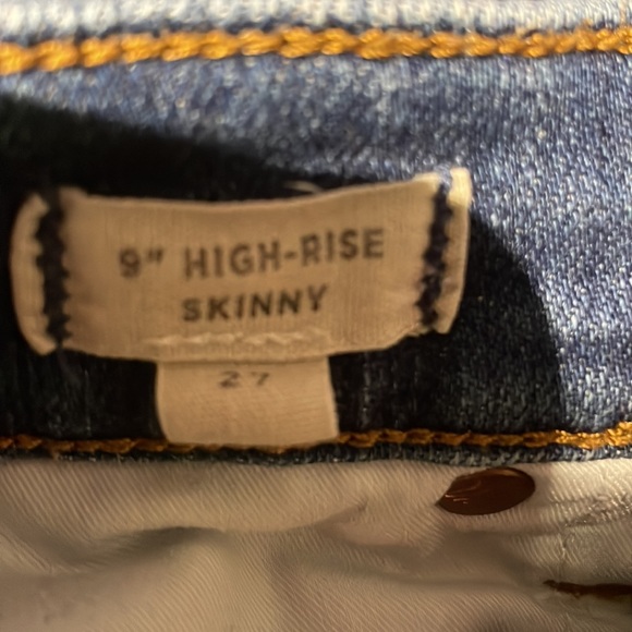 Madewell high waisted distressed jean size 27 - Picture 4 of 4